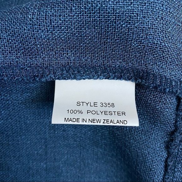 Karen Walker Textured Sz 4 Blue Skirt w Pockets Mini Micro Academia Collegiate - Picture 4 of 6